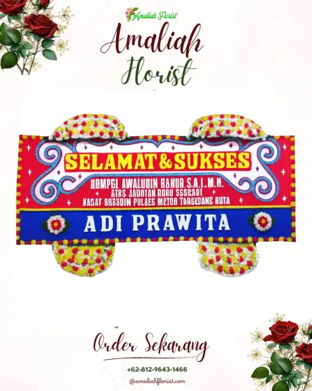 Papan Bunga Ucapan Selamat Gembongan Mekar